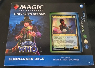 Magic The Gathering Doctor Who Universes Beyond Commander Deck Blast from Past