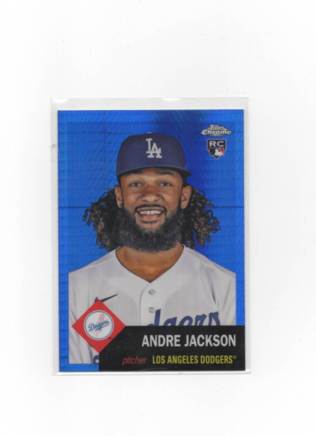 2022 Topps Chrome Platinum Anniversary - Andre Jackson #391 Blue Prism Refractor