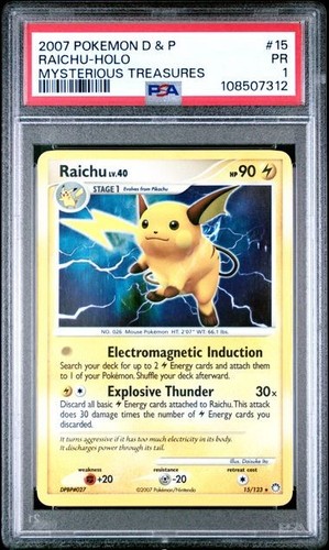 Raichu graded PSA 1 for sale on eBay