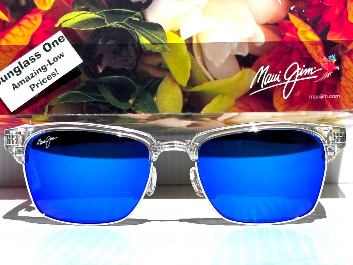 Maui Jim KAWIKA Crystal POLARIZED Hawaii Blue 2.5 READER Sunglass