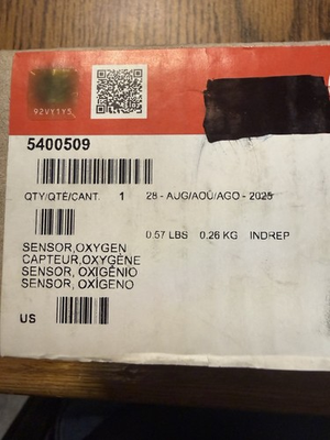 #ad New Cummins 5400509 Oxygen Sensors OEM Natural Gas For Cummins ISX US $198.99
