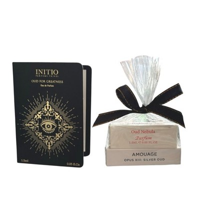 Initio Oud for Greatness + Amouage Opus XIII Silver Oud + Harmonist Oud Nebula
