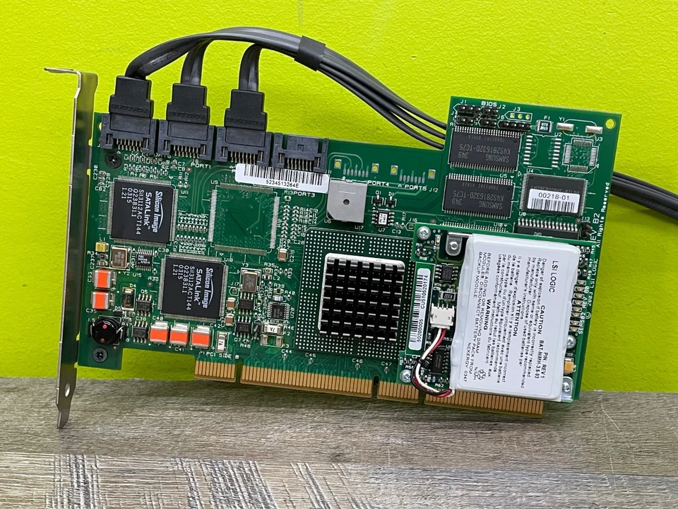 Apple LSI LOGIC SER523 REV B2 4-PORT SATA 150 PCI-X + SATA Cable for Xserve G5 - Image 3 of 4