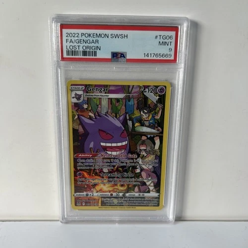 Pokémon TCG Gengar TG06/TG30 Lost Origin Trainer Gallery PSA 9