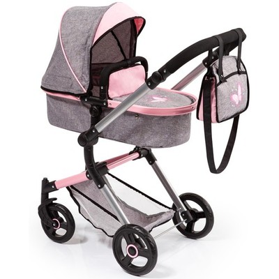 Bayer Versatile Doll Stroller - Reversible Pram for Dolls up to 20 Inch