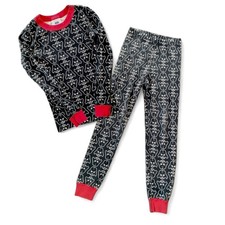 Hanna Andersson Star Wars Darth Vader Pajama Set Black Red Allover Print 8 130cm