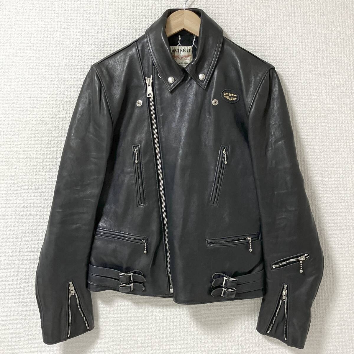 Used Lewis Leathers x Undercover Lightning Riders Jacket Size 38 Black image 2