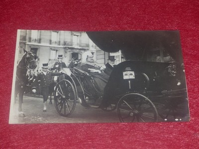 [PRESIDENTS & KINGS] CARLOS I Portugal & E.LOUBET PHOTO CHUSSEAU FLAVIENS 1905