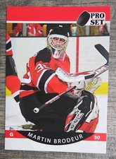 2021-22 Leaf Pro Set Blaster - Martin Brodeur #PS08 Red