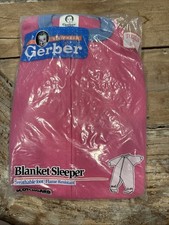 GERBER VINTAGE TODDLER 4T Footed Blanket Sleeper - 35-38lbs ..BRAND NEW SEALED