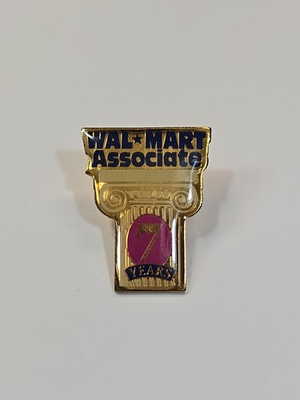 #ad #ad Wal Mart Lapel Pin Wal Mart Associate 7 Years $9.00