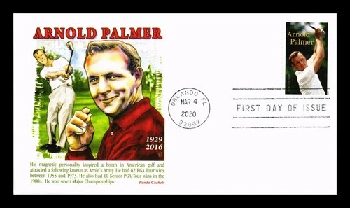 US COVER PANDA CACHET ARNOLD PALMER FIRST DAY OF ISSUE