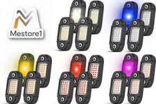 4 Pods Rock Lights 24 LEDs Chips Waterproof Neon Trail Rig Lamp