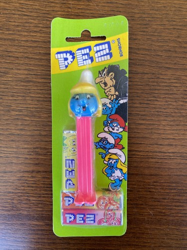 Pez - The Smurfs 1997 - Lot of 7 Pez Dispensers on European Cards New Sealed - Picture 3 of 6