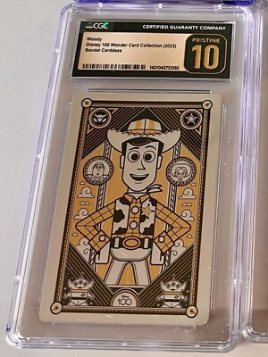 Toy Story Woody 2023 Disney 100 Wonder Bandai Cardass CGC Pristine