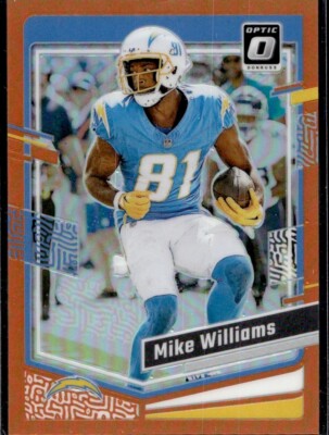 Mike Williams - 2023 Donruss Optic - Numbered /249 - Orange Prizm #107