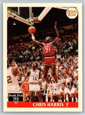 1991 Front Row Italian Chris Harris Rookie UIC Flames RC #91