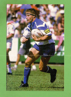 1999 CANTERBURY RUGBY LEAGUE MAXI CARD TROY STONE UK
