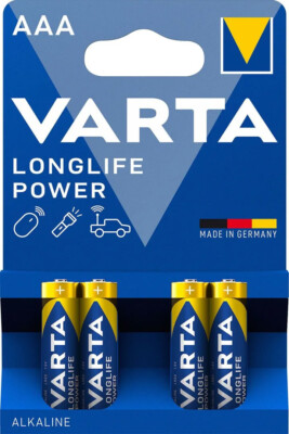60 x Varta Longlife Power  4903 AAA Micro LR03 1,5V Batterie Blister 15 x 4er