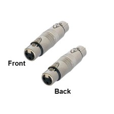  Lot10 XLR Female to Female Gender Changer Coupler for Mic Pro Audio Sys Sound