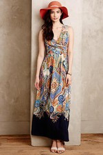 NEW ANTHROPOLOGIE $188 MAEVE VIZCAYA MAXI DRESS SZ 6