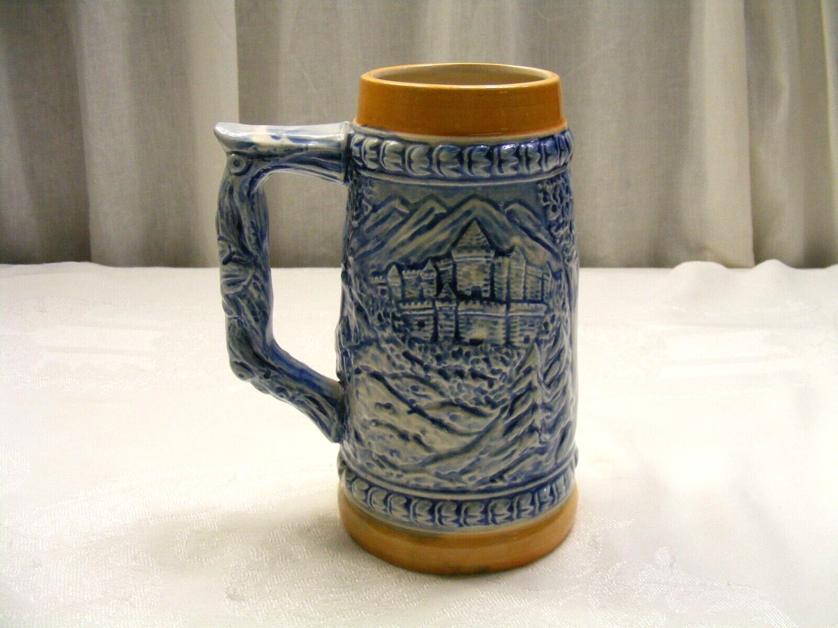 Vintage 1960's Japanese Beer Stein Cast Porcelain SNCO Imports
