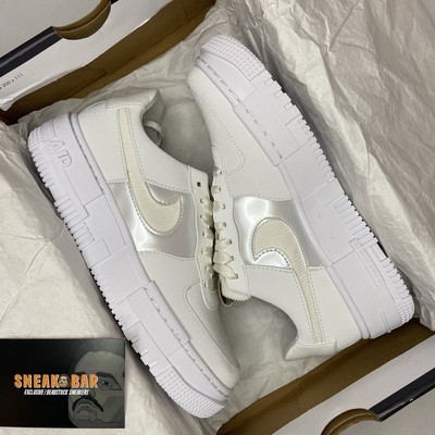 Nike Air Force 1 Pixel Trainers Summit White Beetroot Pendant - UK 4 / US  6.5W - | eBay