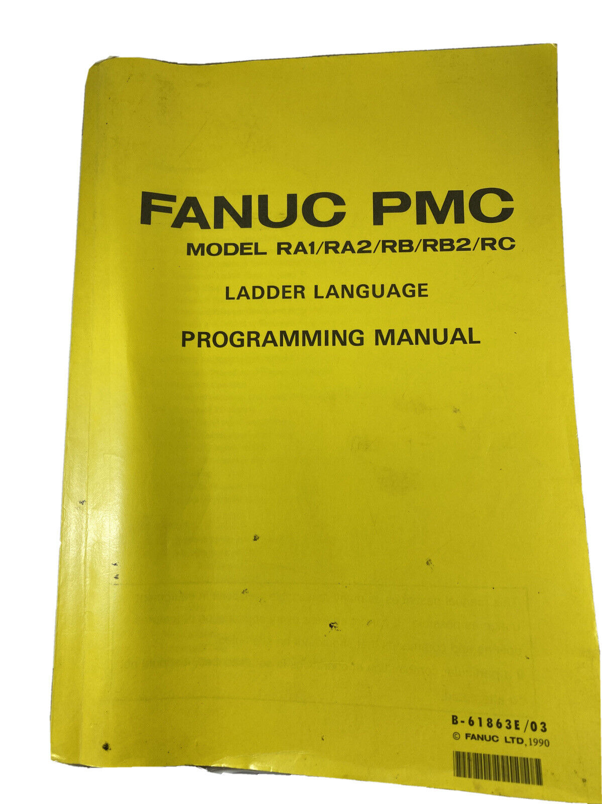 Fanuc PMC Model RA1 RA2 RB RB2 RC Ladder Language Programming Ma