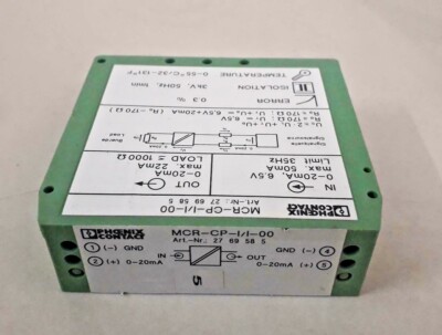 PHOENIX CONTACT Mcr-cp-i/I-00 Nr. 2769585 Repeater Netzteil Neu