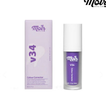 Molr Dental Club V34 Colour Corrector Teeth Whitening Purple 30 mL 1 fl oz NIB