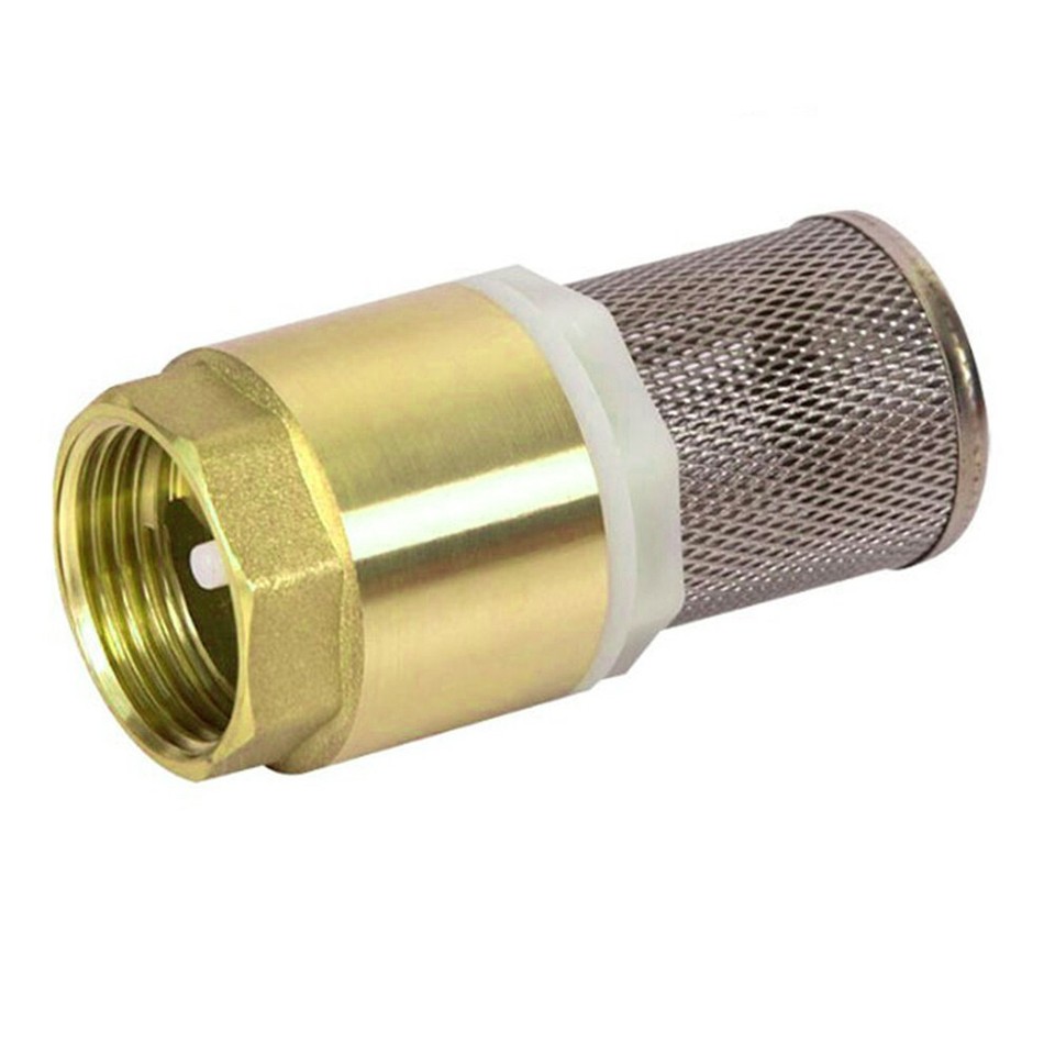 Brass Nonreturn Valve Suction Strainer Foot Valve for 1inch and 34in