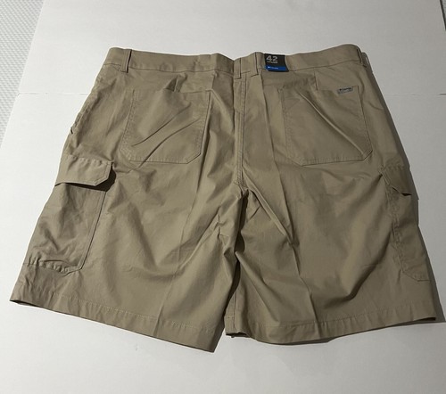 COLUMBIA Men's Omni Shade UPF50 Rapid Rivers Khaki Cargo Shorts Sz 42”x 10” NWT - Picture 2 of 10