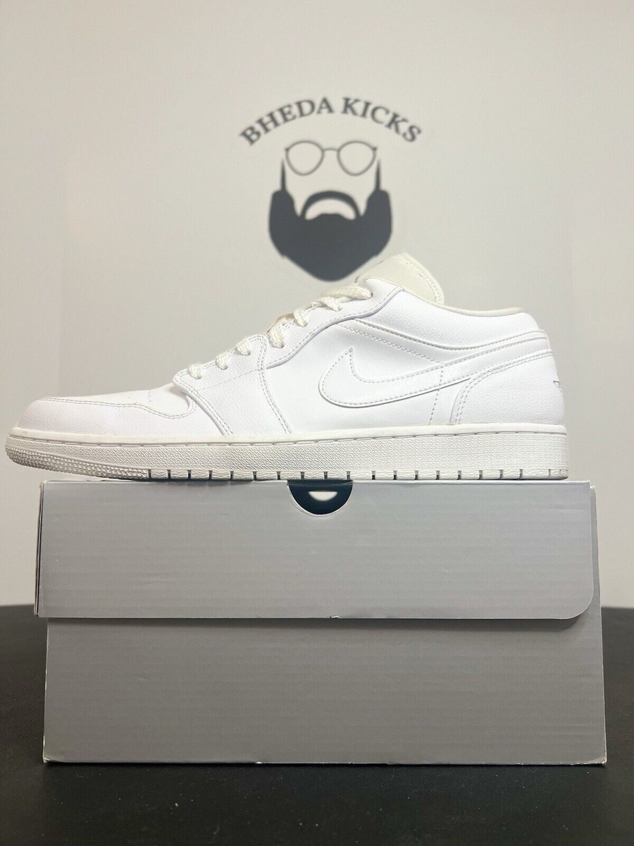 Nike Air Jordan 1 Low ホワイト/オリーブ サイズ10.5 Size 13 - Air Jordan 1 Retro Low White Metallic Silver for