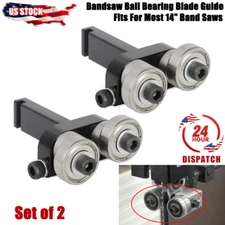 For Most 14" Band Saws Upper or Lower Bandsaw Ball Bearing Blade Guide Aluminium