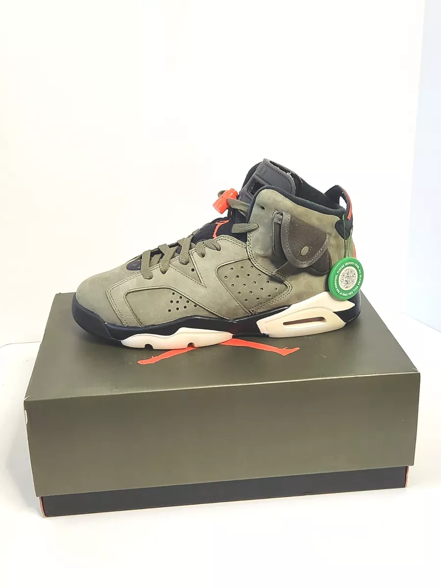 Travis Scott × Nike Air Jordan6 Olive GS