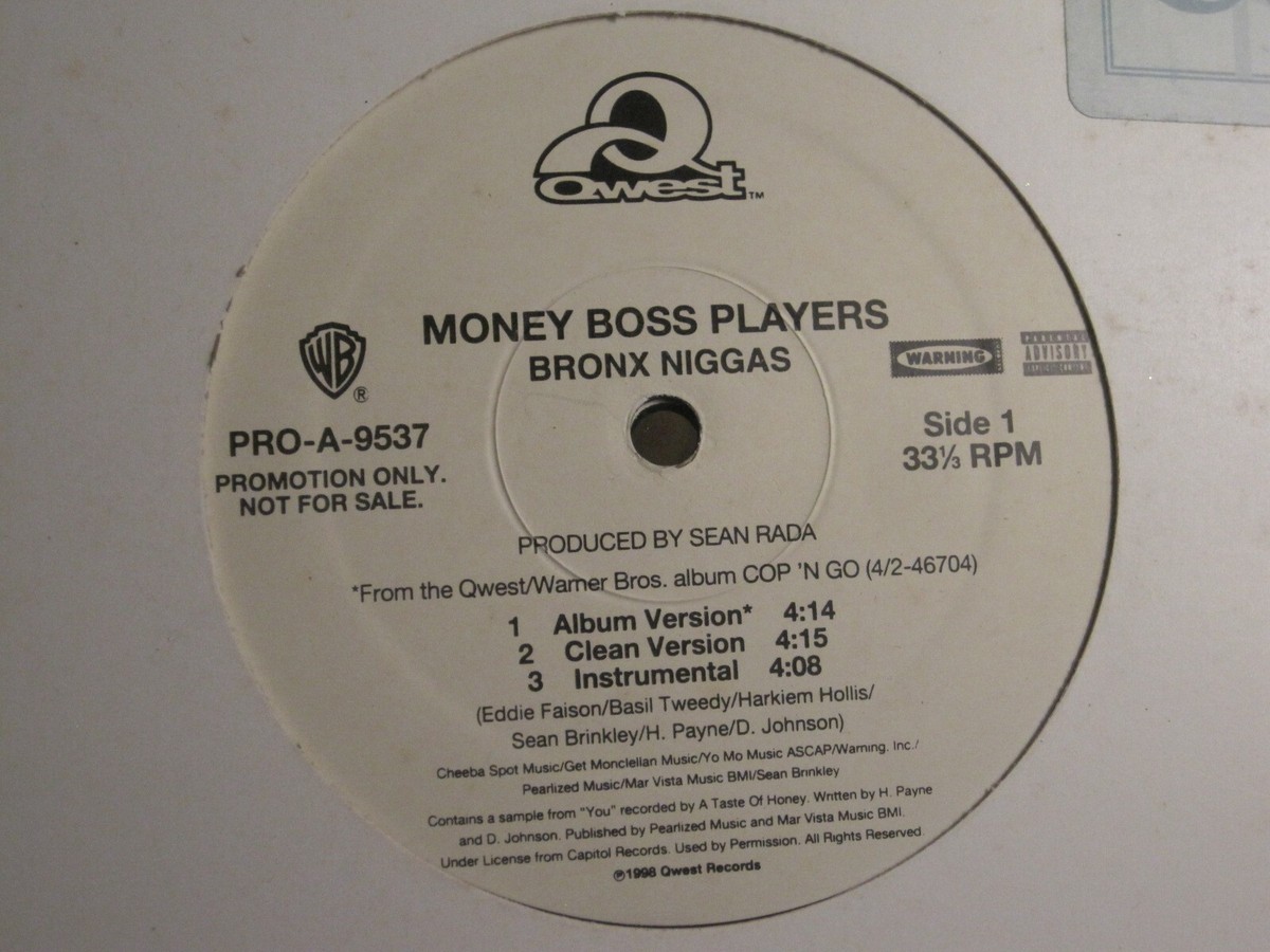 MONEY BOSS PLAYERS BRONX NIGGAS 12