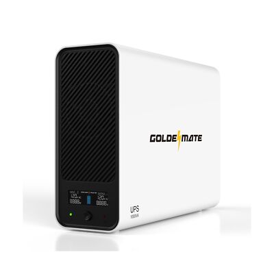 1000VA/600W Lithium UPS Battery Backup and Surge Protector, Backup Battery Po...