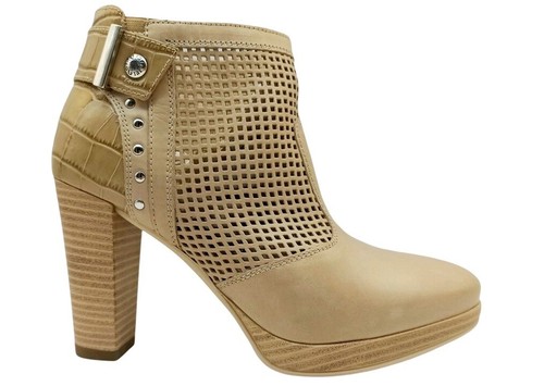 Botín Bajo de Mujer Nero E217860D Botas Tacón Alto Casual | eBay