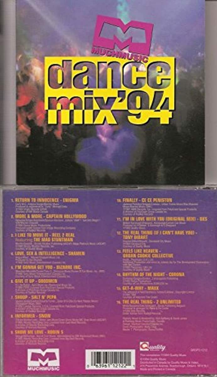 MuchMusic Dance Mix '94 (CD Audio) | eBay