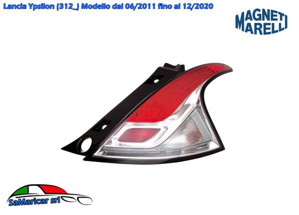 Blinker Hinten Recht LED OEM Anpassbar A Lancia Ypsilon 312 06/2011- > 71402-image