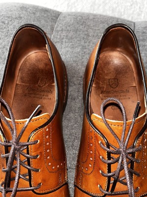 Allen Edmonds Clifton 3358 Walnut Brown Leather Cap Toe 