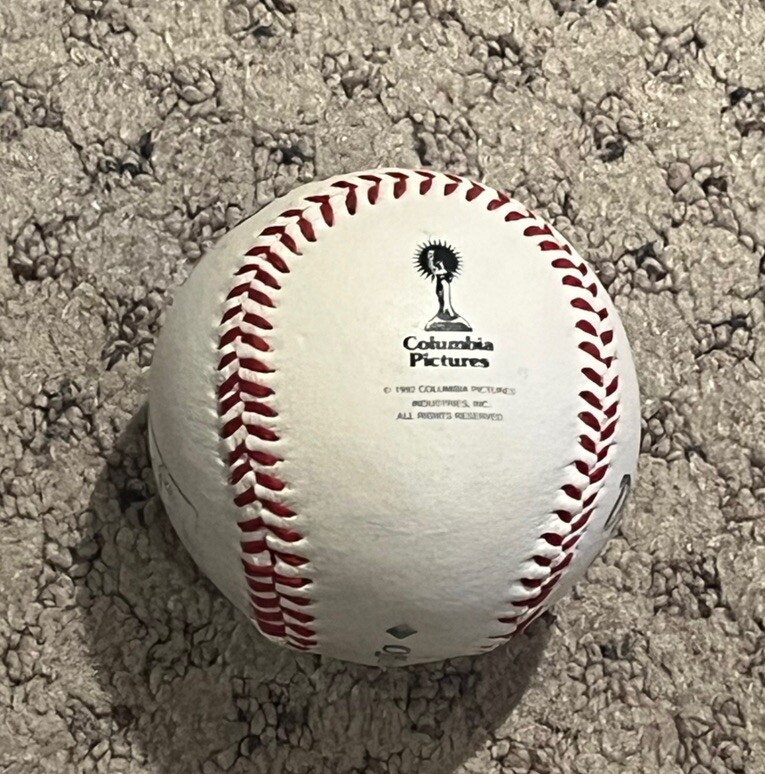 TOM HANKS SIGNED A LEAGUE OF THEIR OWN COLUMBIA BASEBALL JIMMY
