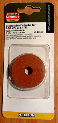 Proxxon 28308 Ersatz-Schleifscheibe BSG220 + SP/E Ø50x13 Ø12,7mm ovp Minimot