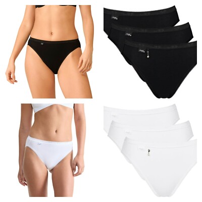 Sloggi Basic Pearl Tai High Leg Slips Slips 3er Pack 10221622