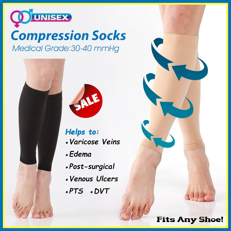 20-30 mmHg Men Calf Sleeve Compression Socks – Varcoh ® Compression Socks