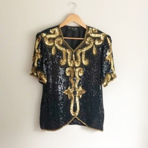 vintage sequin top