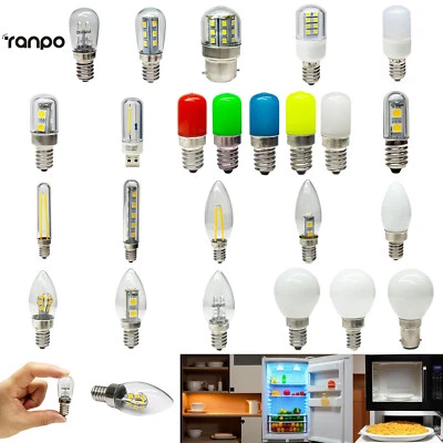 RANPO Mini LED Light Bulbs E12 E14 E17 B22 SMD Filament Fridge Oven Microwave Lamp