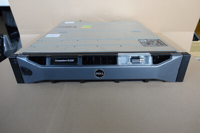 Dell Compellent SC220, 2 x Controller SC2, 2 x PSU, 24 x 2,5'' inkl.  23 Rahmen