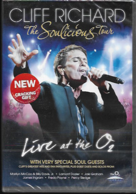 CLIFF RICHARD THE SOULICIOUS TOUR LIVE AT THE O2 GENUINE R2 DVD