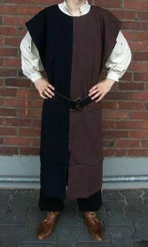 Túnica para hombres Traje medieval Adulto Renacimiento Cosplay Recreación...